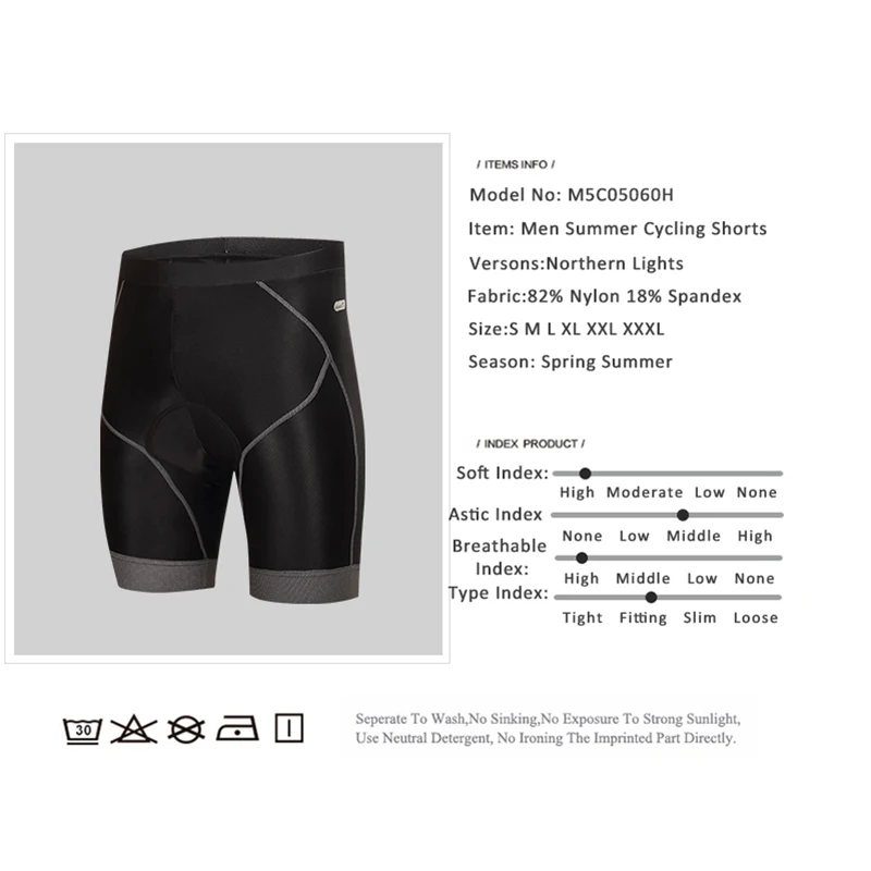 Santic велосипедные шорты с подкладкой Ciclismo Pantalon Cuissard Velo Bermuda S-3XL M5C05060H | Спорт и