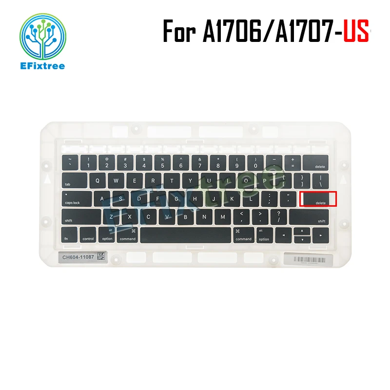 Новинка A1708 клавиши клавиатуры для Macbook Pro Retina 13 &quotA1706 A1707 ключи ключей Набор 2016 2017