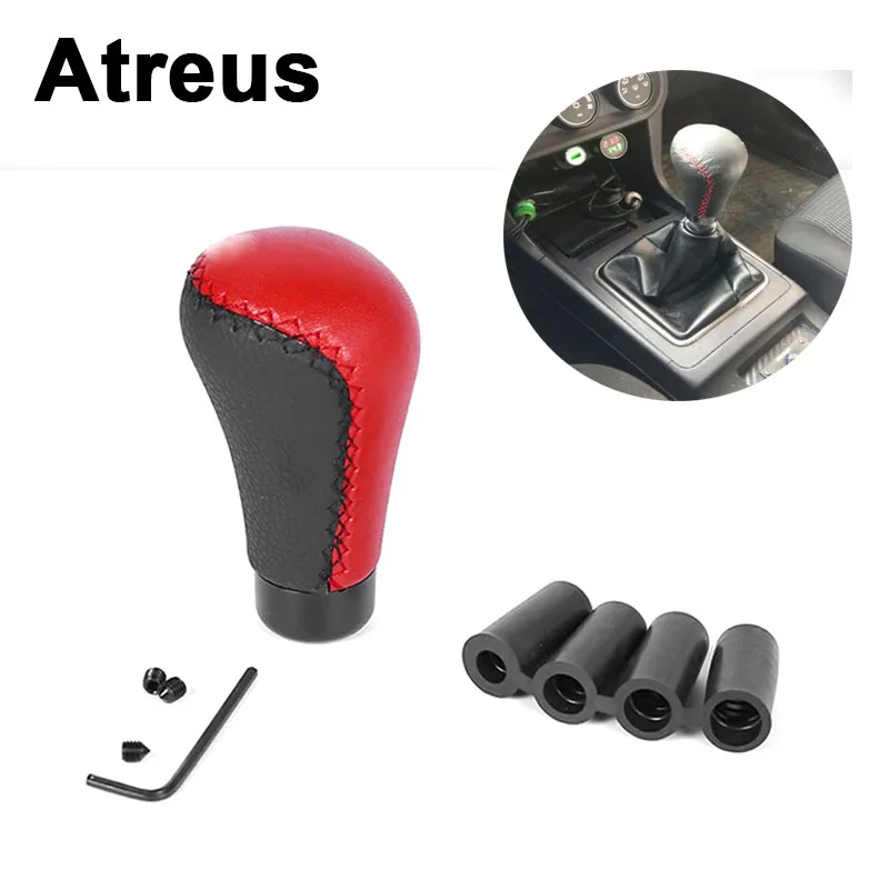 Ручка рычага переключения передач Atreus из натуральной кожи аксессуары для Mercedes benz