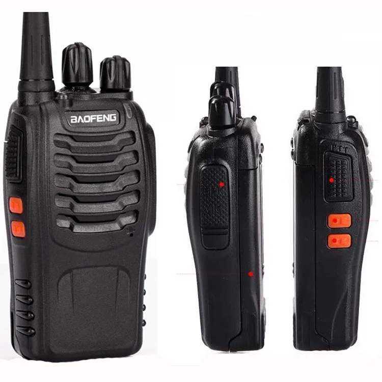 Лидер продаж! Оригинальный 10 шт. домофон мини Baofeng Bf-888s с 5 Вт радиочастотный