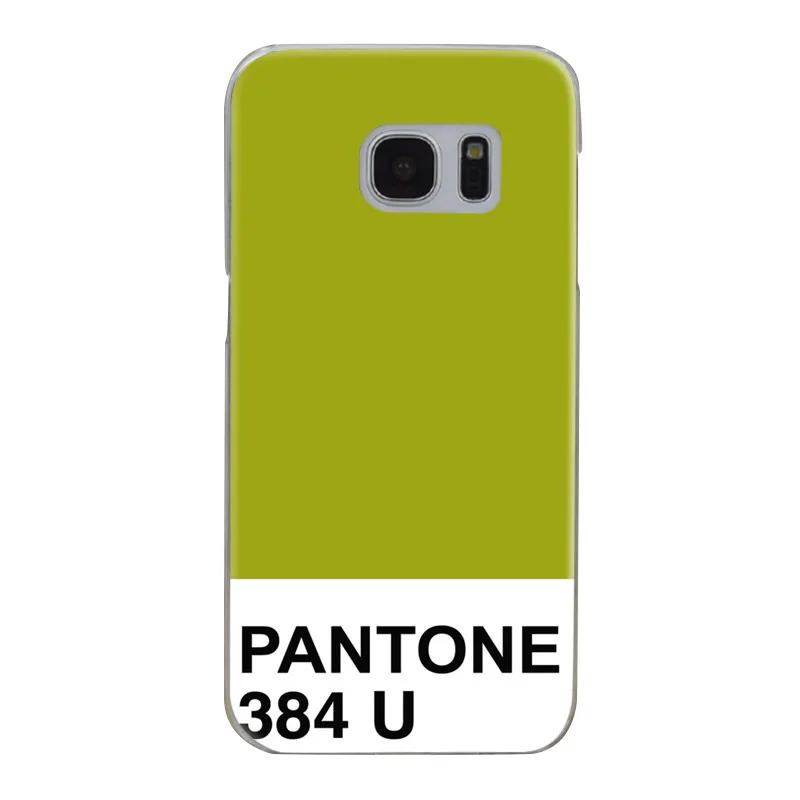 H057 калиенте Pantone Прозрачный жесткий чехол для Samsung Galaxy S Note 3 4 5 6 7 8 9 Edge Plus |