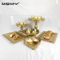 Белые подставки от кашля, свадебные подставки для кексов, набор стеклянных купольных хрустальных конфет, украшения, инструменты для выпечки от кашля, Набор 4-18 штук