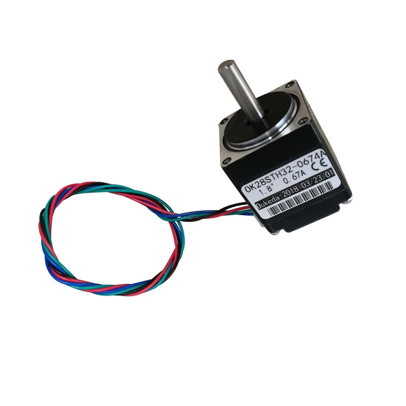 28BYG32 2-х фазный 28 мм NEMA11 шаговый двигатель 0.67A 6N. см шаговый двигатель 28STH32-0674A