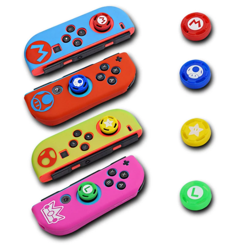 Силиконовый чехол Joycon для Nintendo Switch Противоскользящий резиновый защитный кожи