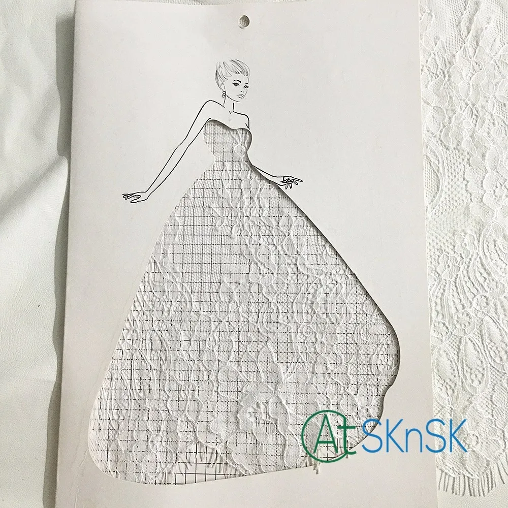 

300m/lot Eyelash Lace Fabric 60cm DIY Decorative High Quality Soft Off Nylon Eyelash Lace Trim Wedding Dress Fabric DHL Shipping