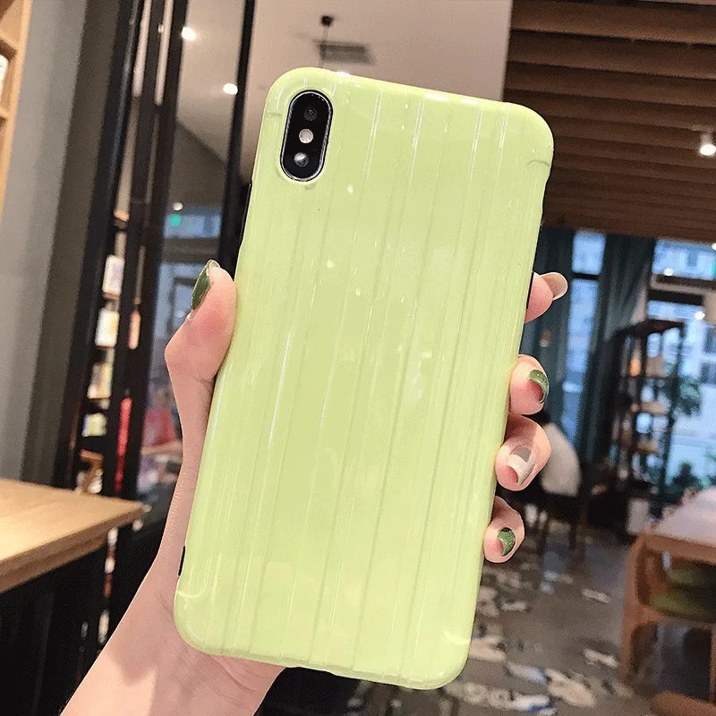 For Huawei P20 30 Lite Solid color drop-proof 7p all-inclusive soft shell Pro simple personality P SMart Plus luggage case |