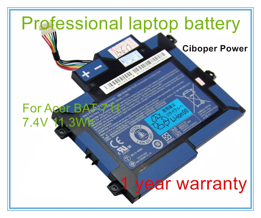 Original battery for A100 a101 Tablet Battery BAT-711 7.4V 1530mAh free shipping | Компьютеры и офис