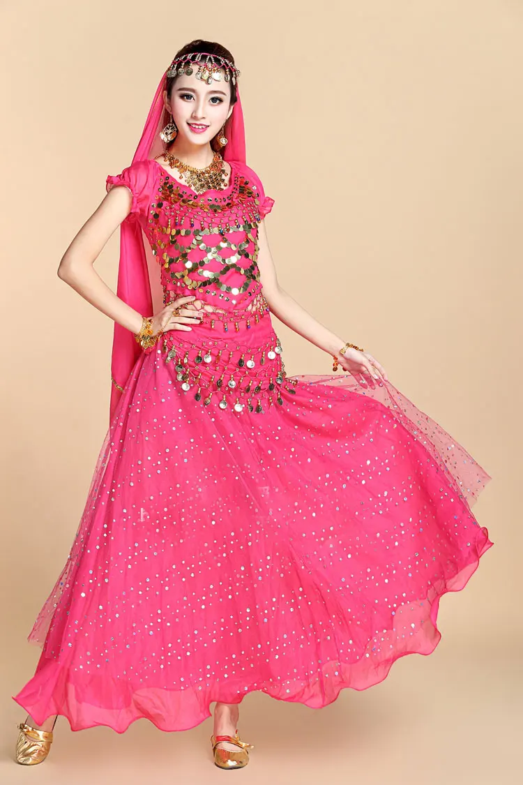 Костюм для танца живота взрослых 4 предмета/комплект | Тематическая одежда и