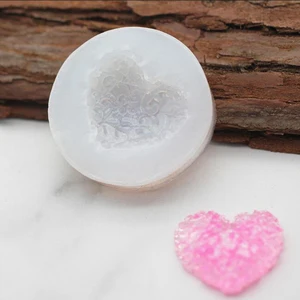 Силиконовая форма Цветы любви, 1 шт., формы для смолы, сделай сам, ювелирные изделия, подвеска, ожерелье, аксессуары для изготовления