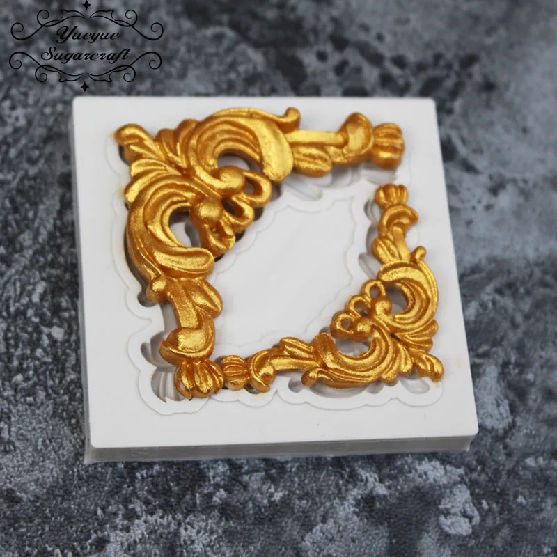 Yueyue Sugarcraft новейшая угловая силиконовая форма для помадки инструменты украшения