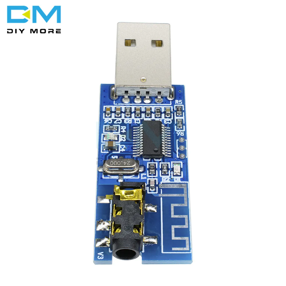 USB Bluetooth 4 0 аудио приемник беспроводной модуль голосовой плеер со светодиодной
