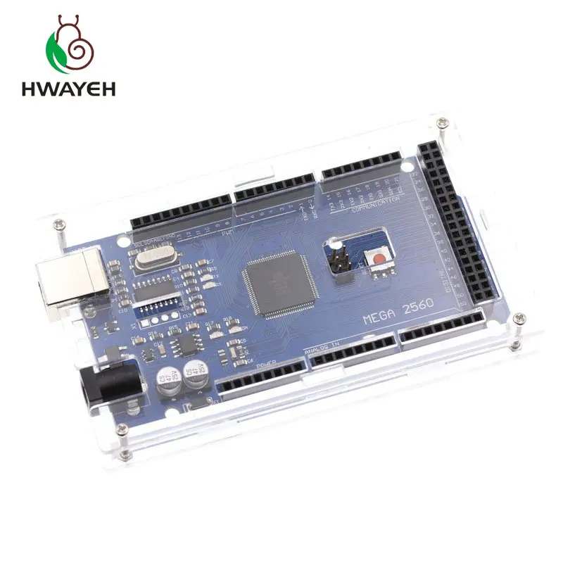 Корпус прозрачный глянцевый акриловый совместимый с arduino Mega 2560 R3 чехол 1 шт. |