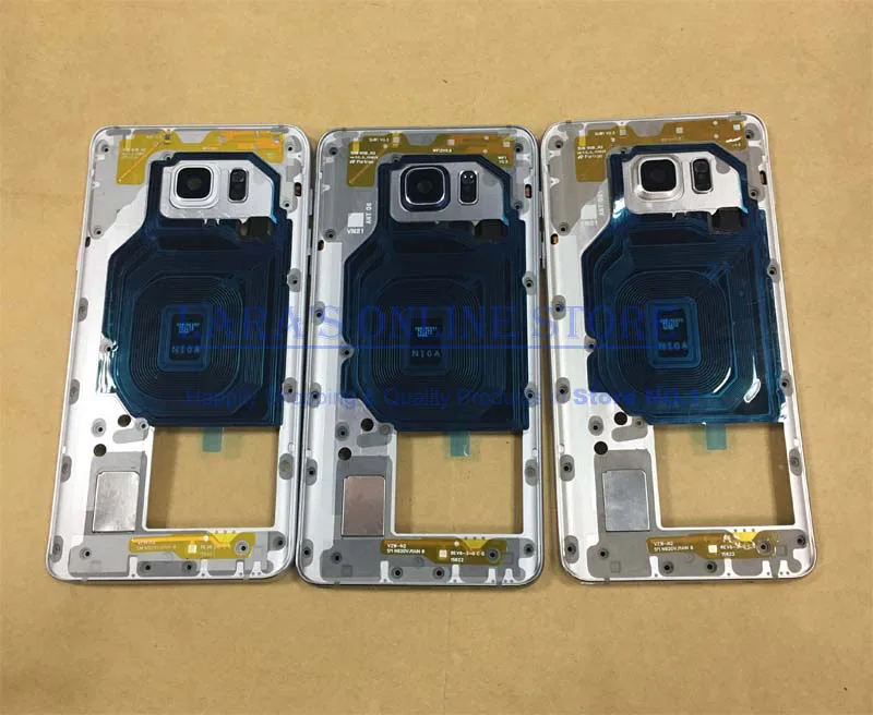 

For Samsung Galaxy Note5 Note 5 N920 Middle Frame Mid Bezel Metal Frame Housing Chassis With Side Button Parts Replacement