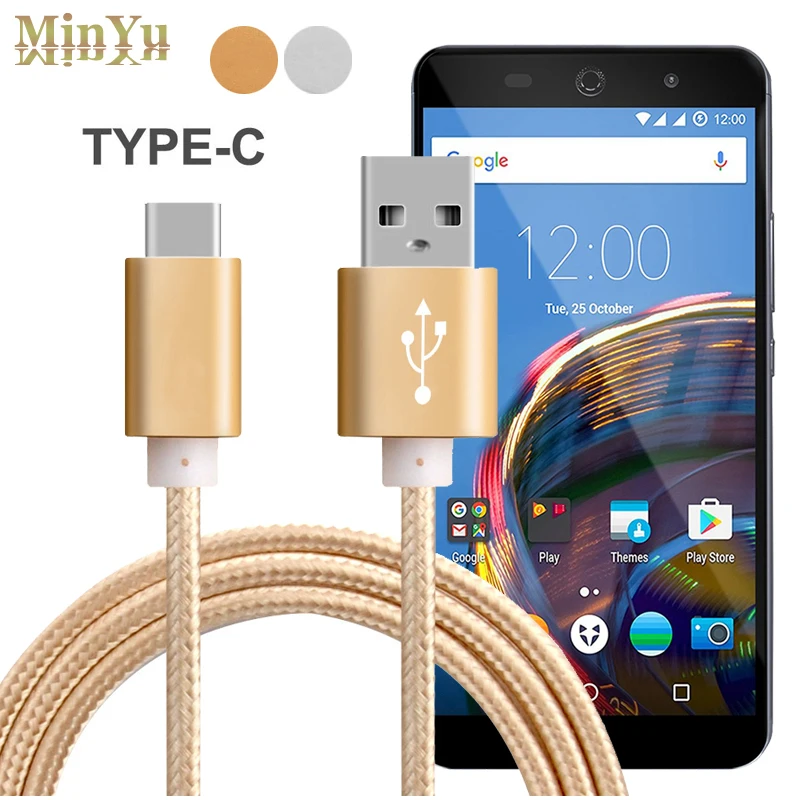 1 метр USB 3 Type C кабель для синхронизации данных и зарядки Xiaomi Mi pad Wileyfox Swift 2 X / Plus USB-C