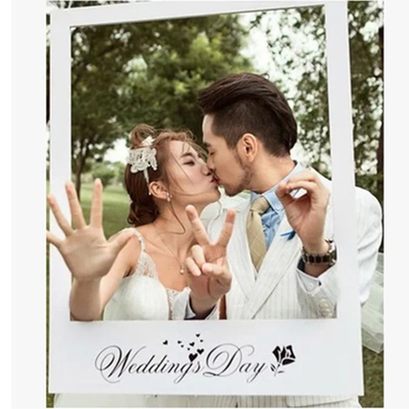 DIY Mr Mrs Photo Booth Реквизит для свадебного украшения аксессуары фото вечерние