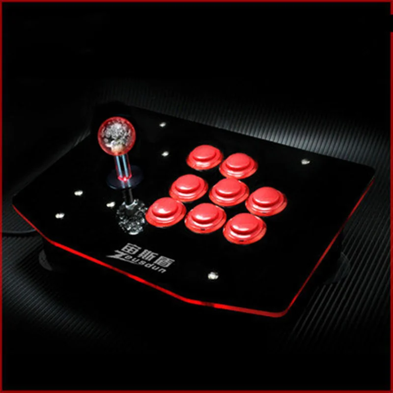 Игровой USB джойстик с 8 кнопками и светодиодной подсветкой|usb joystick|arcade usbjoystick arcade usb