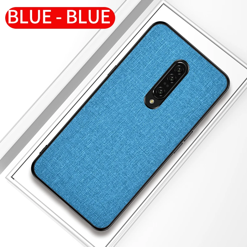 Чехол для телефона для OnePlus 7 Pro 7t 6 T 6 тонкий гибридный тканевый Мягкий Бампер Жесткий Чехол для One Plus 7Pro 6 T Funda