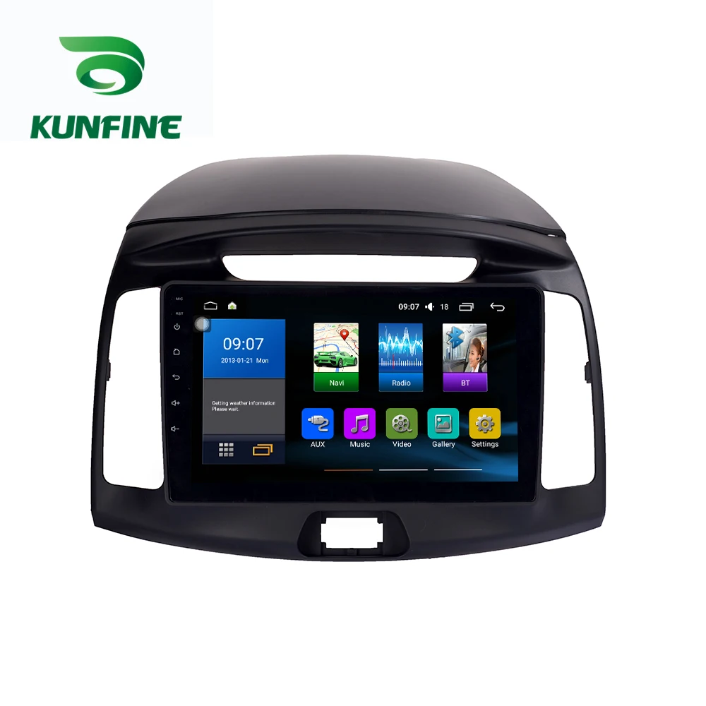 Автомобильный радиоприемник для Hyundai Elantra 2011-16 Восьмиядерный Android 10. DVD-плеер с
