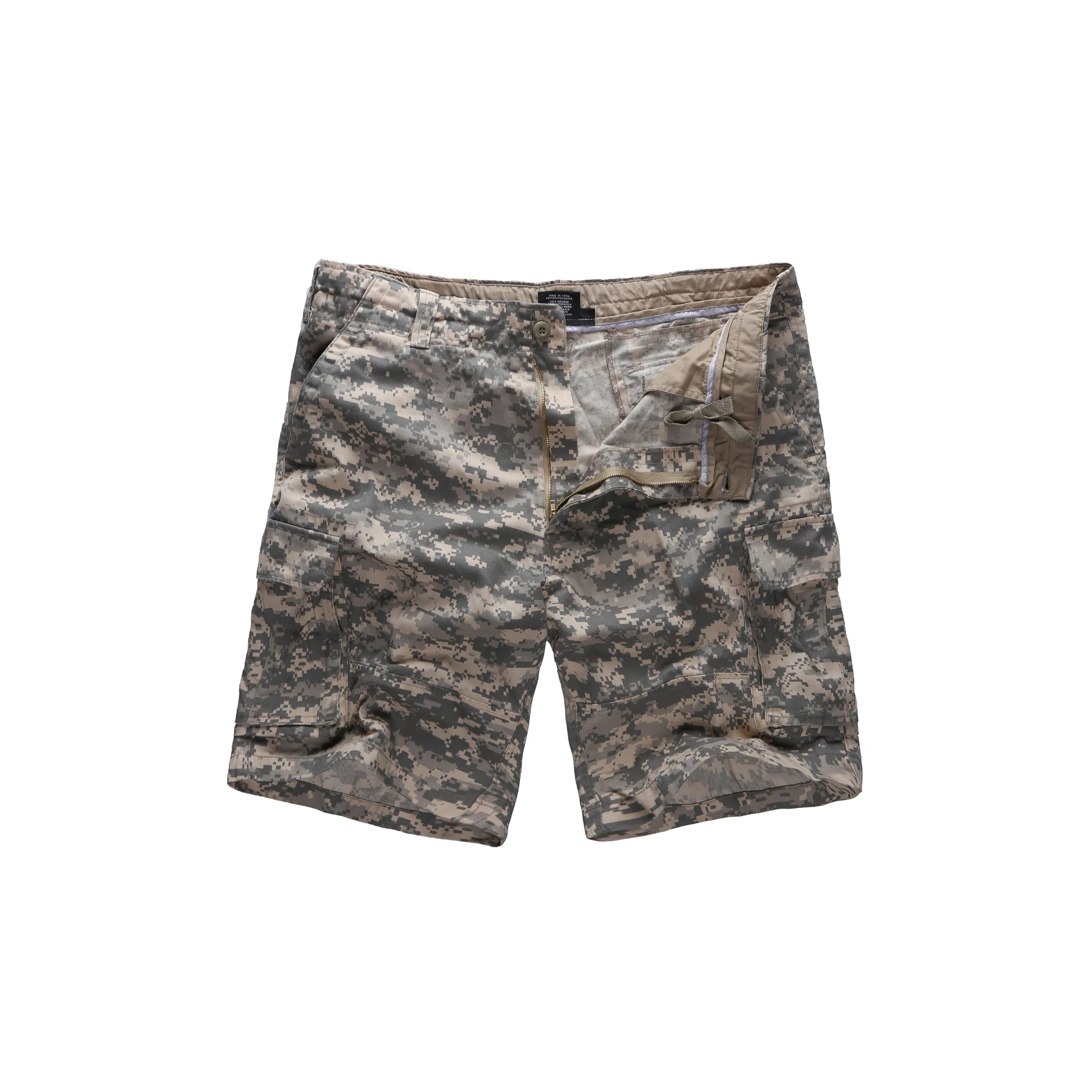 ACU Digital Camo Мужские армейские военные камуфляжные шорты, повседневные карго шорты для кемпинга, работы, рыбалки - Цвет: ACU Digital Camo