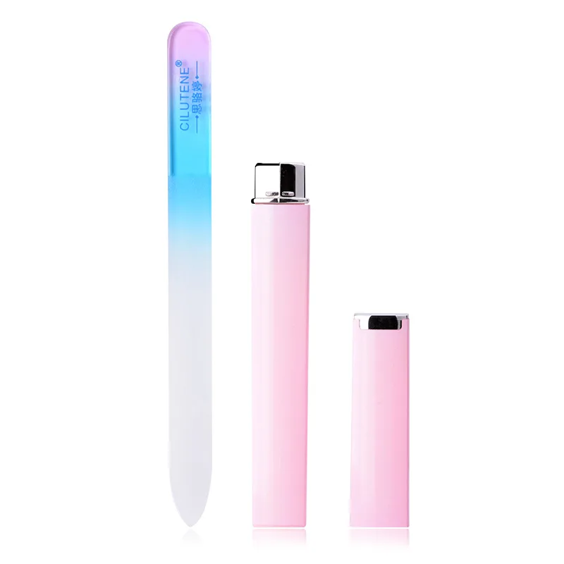 Пилка для ногтей из закаленного стекла маникюра высококачественный магазин