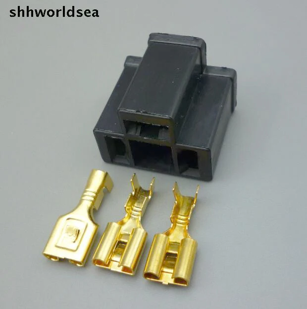 Набор ламп shhworldsea 5/10/50/100 3 штырька 7 8 мм для автомобиля мотоцикла H4/HB2/9003 сделай сам