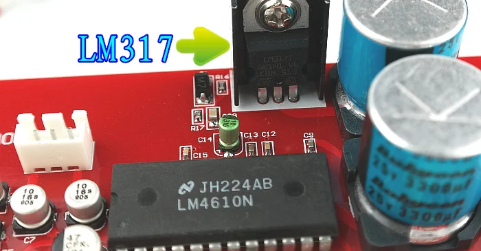DC 12 24V LM4610 tone board с регулятором LM317|Усилители мощности| |