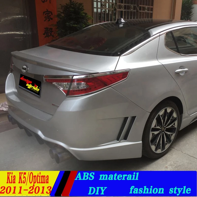 Используется для Kia optima k5 спойлер 2011-2013 K5 высокого качества ABS Материал заднее