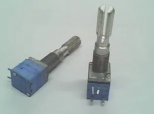 2 шт./лот 09 Тип прецизионный потенциометр однополосный переключатель B50K ось