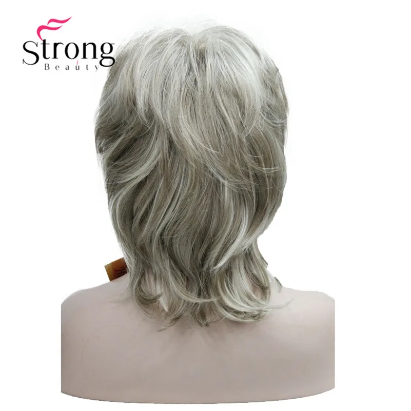 StrongBeauty короткий мягкий аксессуар для волос пушистой цветок коричневый Классический колпачок синтетический парик женские волосы парики выбор цвета