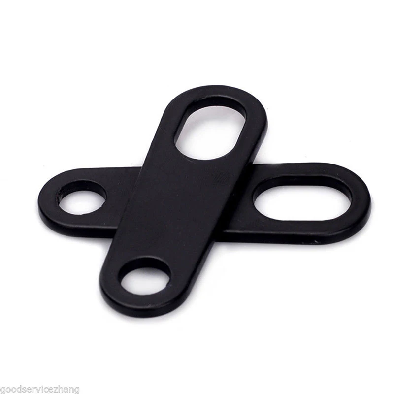 2Pcs Motorcycle Turn Signal Light Mount Brackets Fork Ear Clamps Cafe Racer