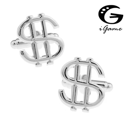 Запонки iGame USD новинка дизайн доллара США качественный латунный материал лучший