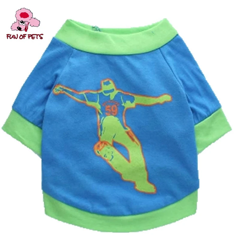 2017 крутой танцующий человек 59 шаблон футболка для домашних животных Собаки