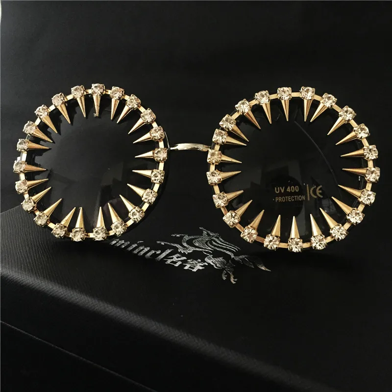 Круглые Солнцезащитные очки для женщин фирменные дизайнерские в стиле ретро