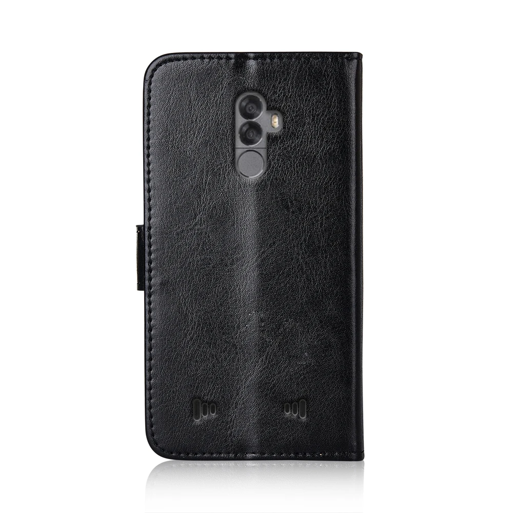 Чехол-подставка для крышки корпуса Doogee S55 кожаный чехол-книжка с карманом карт |