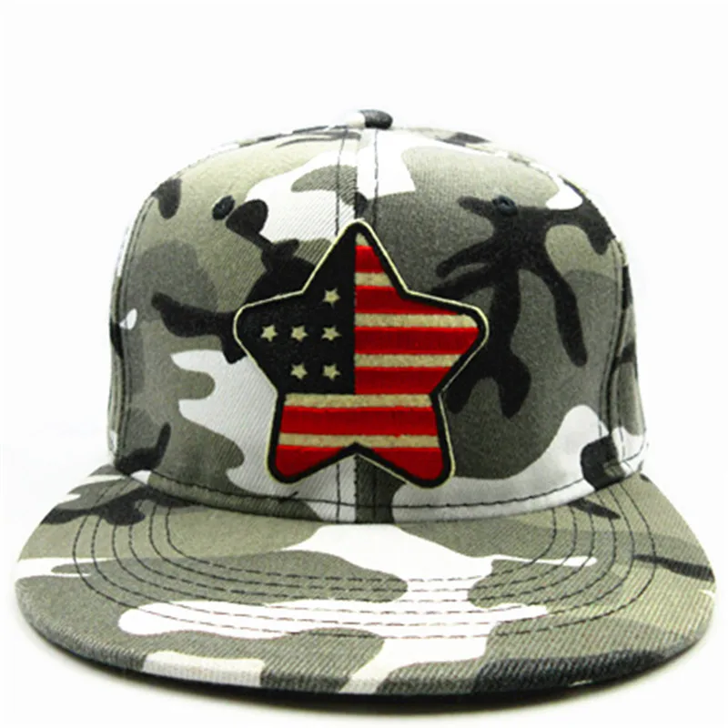 

LDSLYJR American flag stars embroidery cotton Baseball Cap hip-hop cap Adjustable Snapback Hats for men and women 61