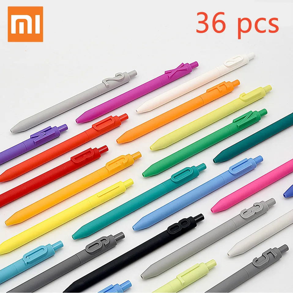 Xiaomi Youpin KACO ALPHA гелевые ручки для чернил с буквенным A-Z номер 0-9 цветов тонкая точка