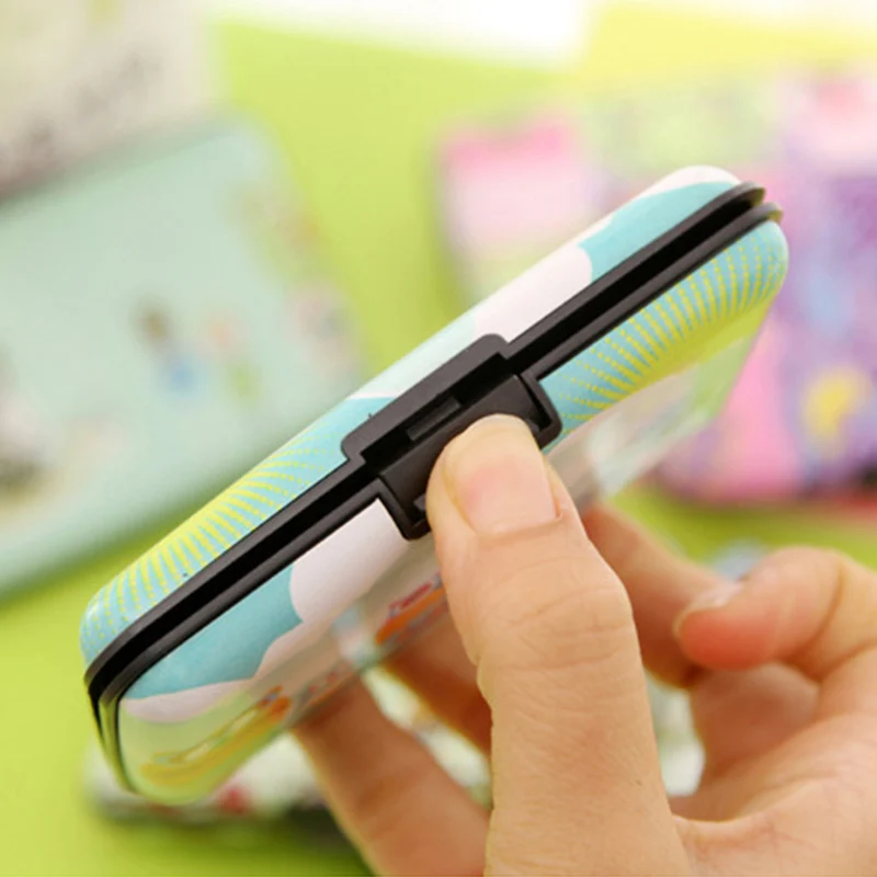 Новое поступление пластиковый держатель для карт с рисунком совы Чехол кошелек 7