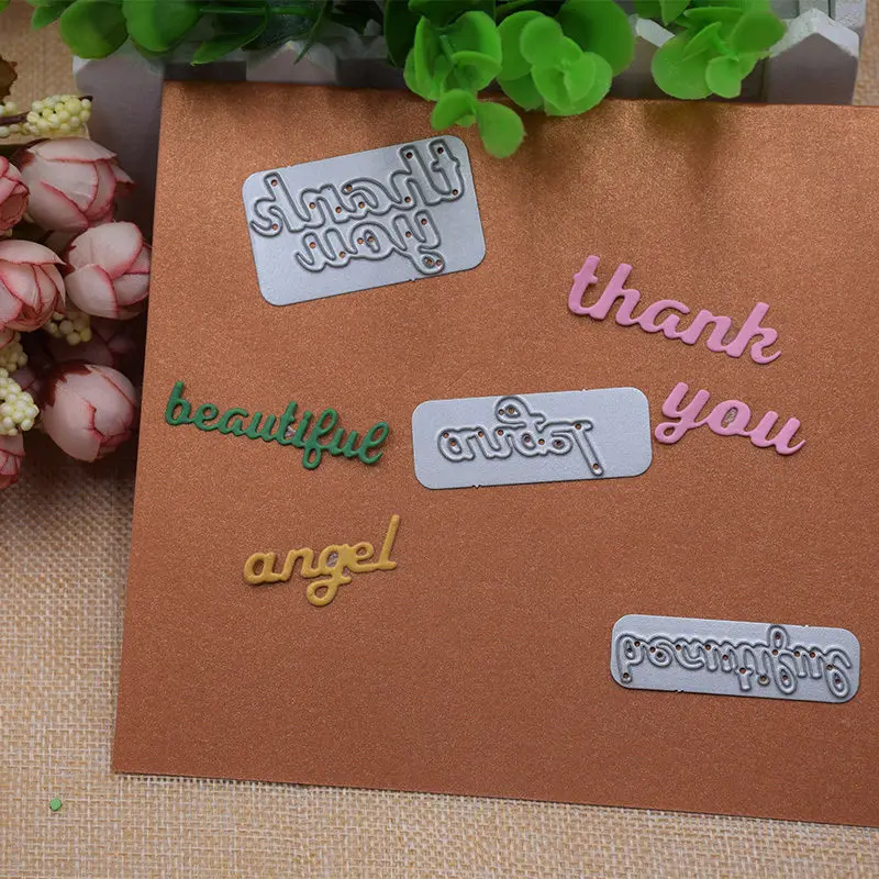 

Awesome Hello Oh letters Metal Cutting Dies Stencils Template for Scrapbooking Card Album Embossing Decor DIY Metal Crafts Gift