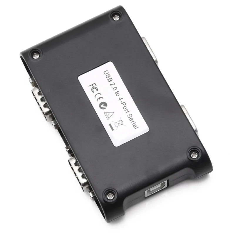 9-контактный RS232 USB 2 0 на 4 порта Serial DB9 COM разъемы контроллера Адаптер Hub | Компьютеры