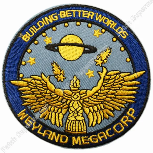 3," PROMETHEUS" Weyland Megacorp "форма заплатка команды инопланетян реквизит шоу Униформа ТВ панк Рок аппликация пришивка/Железо на патч