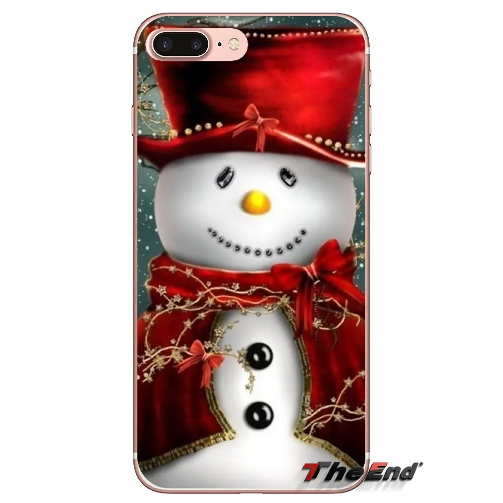 Для Samsung Galaxy S2 S3 S4 S5 MINI S6 S7 edge S8 S9 Plus Note 2 3 4 5 8 Coque Fundas рождественские подарки Санта