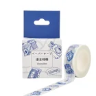 Японский бумажный скотч тонких листов Kawai милые Камера клейкой ленты украшение клей наклейки с лентами канцелярских принадлежностей 10 м * 15 мм JD95-6