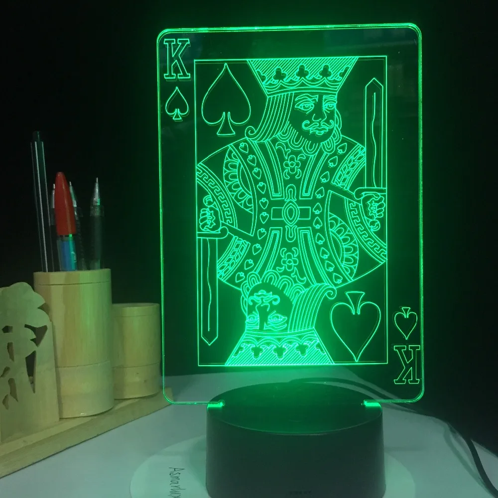 3d лампа в виде игральных костей для казино 5 В|Ночники| |