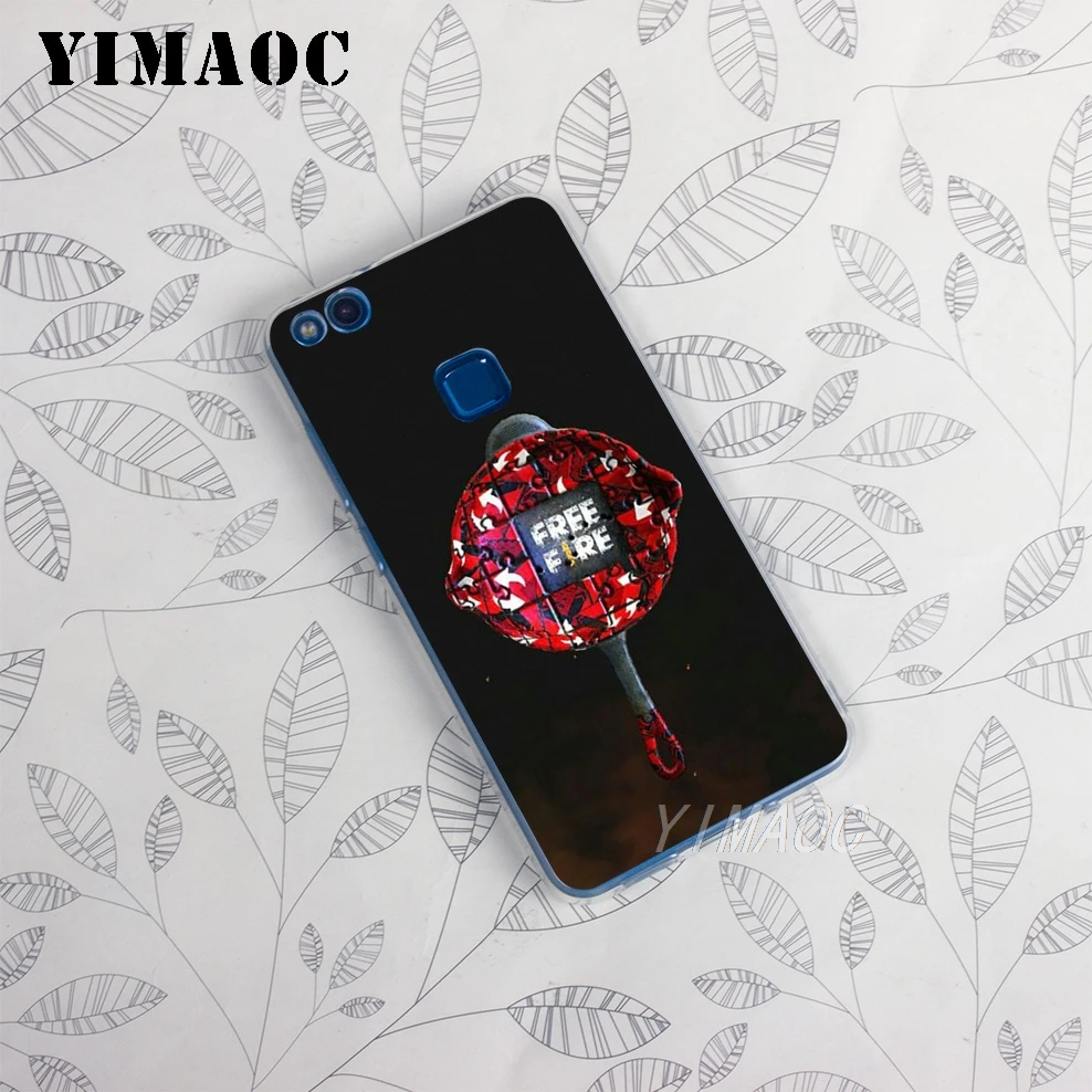 Yimaoc Бесплатная огонь Искусство игры мягкий чехол для huawei Honor 10 9 8X 8C 8 7C 7X 7A Pro 6A Note Nova