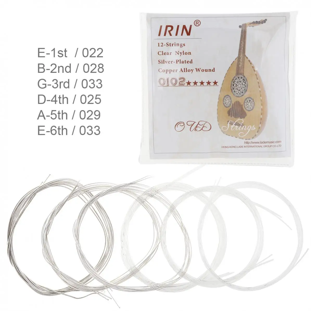 6 шт./лот оптовая торговля Oud String 022 033 дюймовый прозрачный нейлоновый