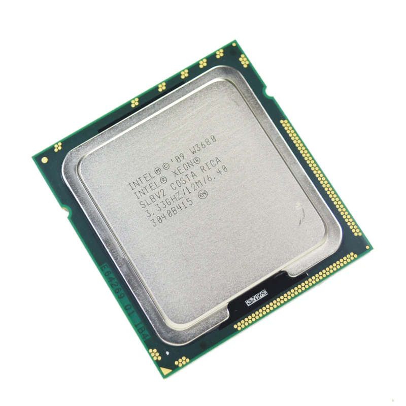Бывший в употреблении процессор Intel Xeon W3680 3 33 ГГц шестиядерный SLBV2 LGA 1366 рабочий 100%