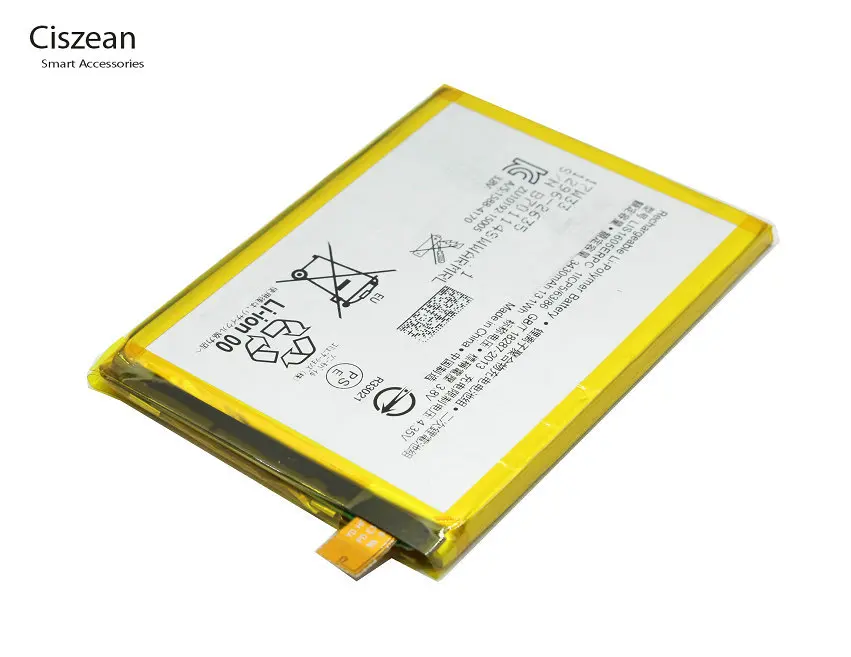 Ciszean 5шт./лот LIS1605ERPC 3430mAh / 13.1Wh Сменный аккумулятор для смартфона E6883 Z5P Dual E6853 Z5 Premium Z