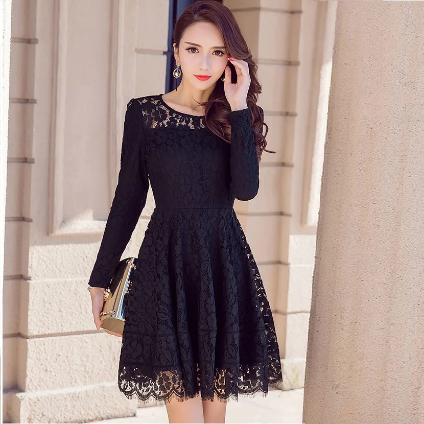 Женское зимнее платье элегантное теплое флисовое бальное с завязками на талии 2016