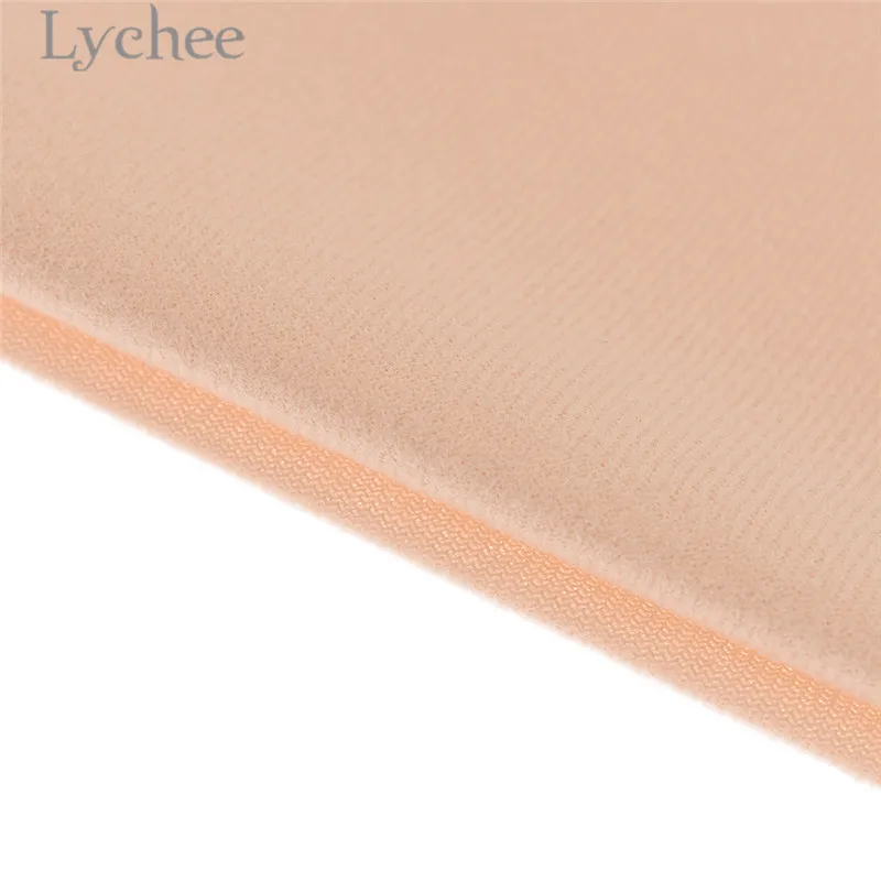 Lychee Life полуметр кукольная кожа ткань однотонная плюшевая DIY лоскутное шитье