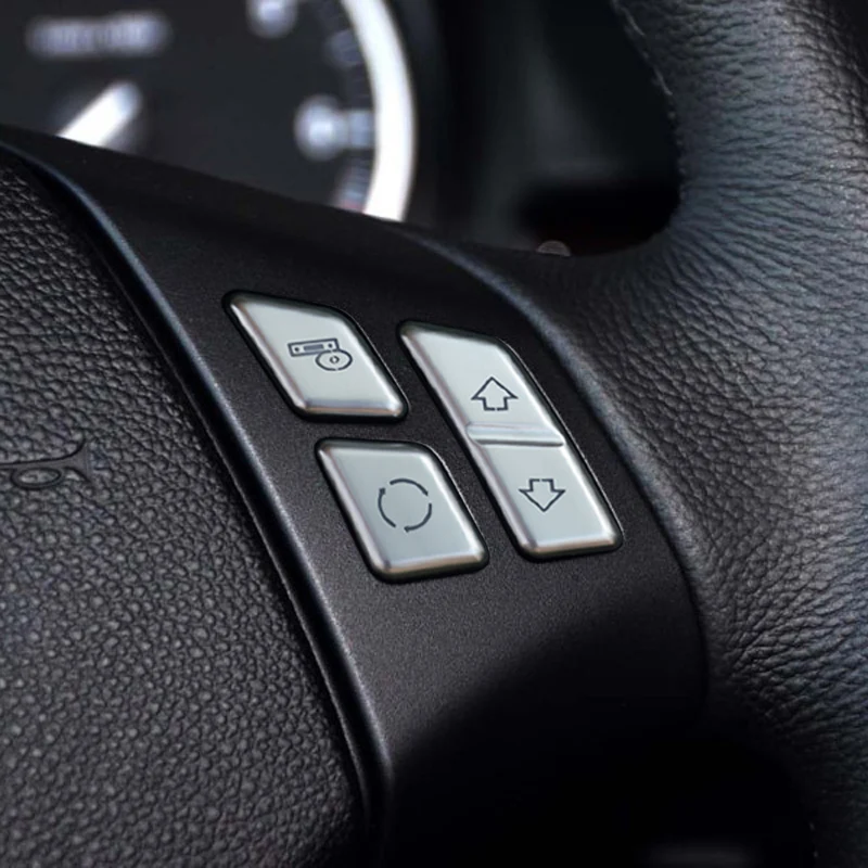 Автомобильный Стайлинг кнопка переключения руля крышка украшение отделка